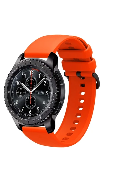 KRETON KRETON Samsung Gear S3 Frontier Uyumlu Kordon Yumuşak Dokulu Soft Renk Tokalı Silikon Kayış ürün görseli