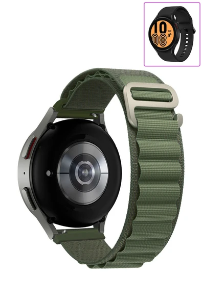 KRETON KRETON Samsung Galaxy Watch 4 40mm/44mm Uyumlu Kordon Alpine Loop Döngü Spor Kayış - Resim 8