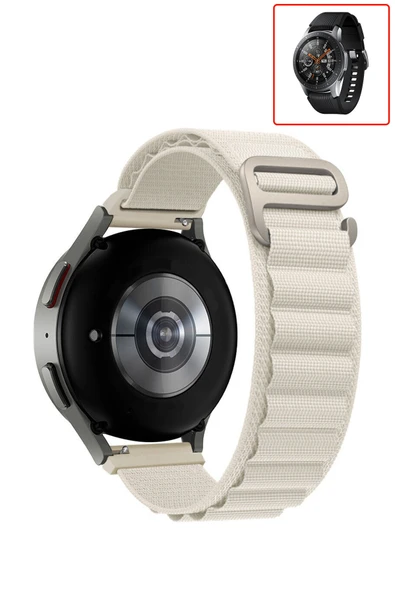 KRETON KRETON Samsung Galaxy Watch 46mm Uyumlu Kordon Alpine Loop Döngü Spor Kayış - Resim 3