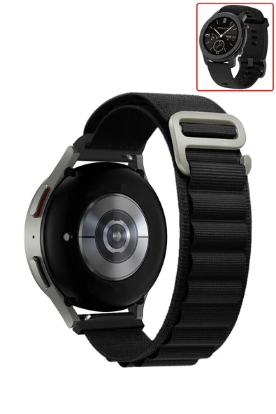 KRETON KRETON Amazfit GTR 42mm Uyumlu Kordon Alpine Loop Döngü Spor Kayış - Resim 8