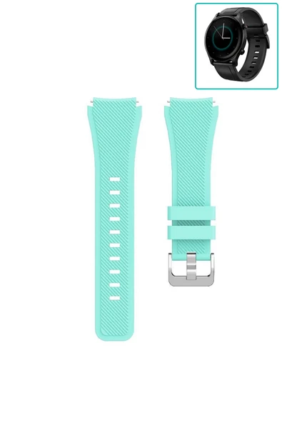 KRETON KRETON Haylou RS3 LS04 Akıllı Saat Uyumlu Tırtık Desenli Silikon Kordon Kayış - Resim 4