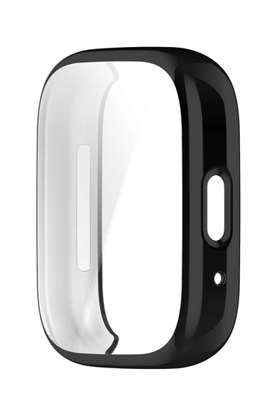 KRETON KRETON Redmi Watch 3 Active Uyumlu Kasa ve Ekran Koruyucu 360 Tam Koruma Silikon Kılıf - Resim 5