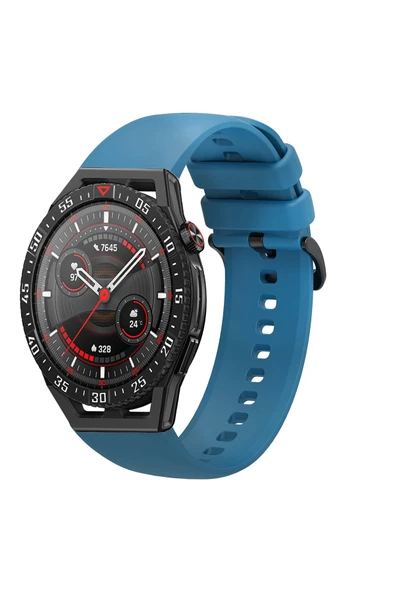 KRETON KRETON Huawei Watch Gt3 SE Uyumlu Kordon Yumuşak Dokulu Soft Renk Tokalı Silikon Kayış - Resim 5