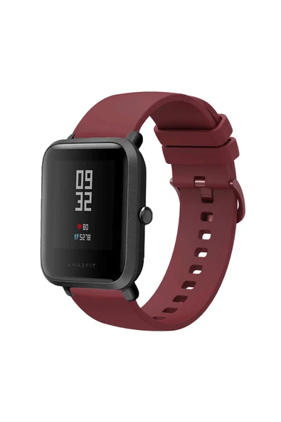 KRETON KRETON Amazfit BİP-BİPU-BİPS-BİP LİTE-BİP3-BİP3PRO İLE Uyumlu Kordon Yumuşak Dokulu Tokalı Silikon Kayış - Resim 7