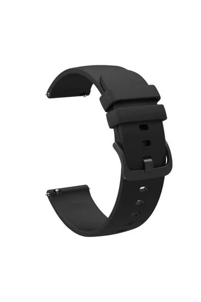 KRETON KRETON Samsung Galaxy Watch 6 Classic 43mm / 47mm ile Uyumlu Kordon Yumuşak Dokulu Tokalı Silikon Kayış - Resim 3