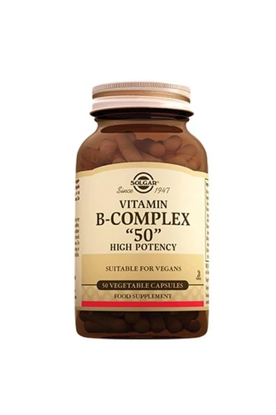 Solgar Vitamin B Complex 50 Mg 50 Kap. ürün görseli