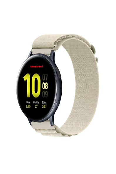 KRETON KRETON Samsung Galaxy Watch Active 2 40mm/44mm Uyumlu Kordon Alpine Loop Döngü Spor Kayış - Resim 5