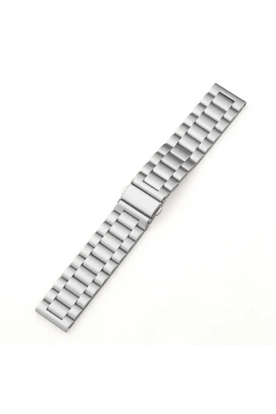 KRETON KRETON Honor Watch GS Pro Uyumlu GÜMÜŞ Kordon Klasik Baklava Model Paslanmaz Çelik Metal Kayış - Resim 5