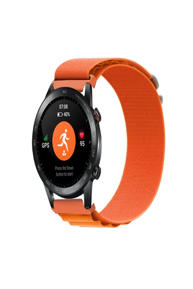 KRETON KRETON Honor Magic Watch 2 46mm Uyumlu Kordon Alpine Loop Döngü Spor Kayış - Resim 7