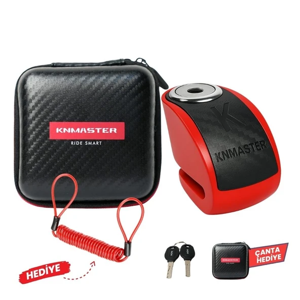 KNMASTER DL206 Çelik Pimli Vespa Motosiklet Disk Kilidi 6MM ürün görseli