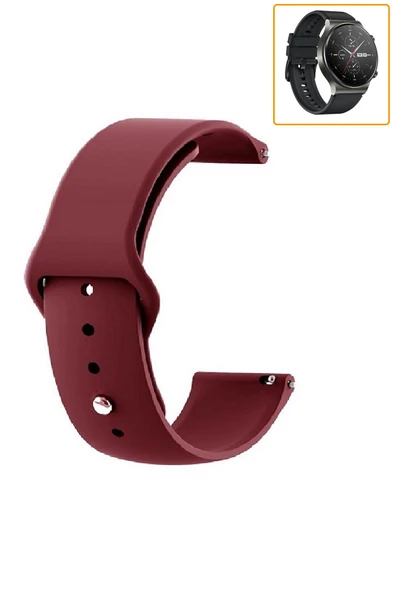 KRETON KRETON Huawei Watch Gt2 Pro Uyumlu MÜRDÜM Kordon Yumuşak Dokulu Silikon Kayış - Resim 5