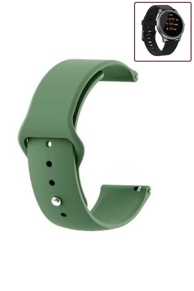 KRETON KRETON Haylou LS05 Uyumlu TURKUAZ Kordon Yumuşak Dokulu Silikon Kayış - Resim 11