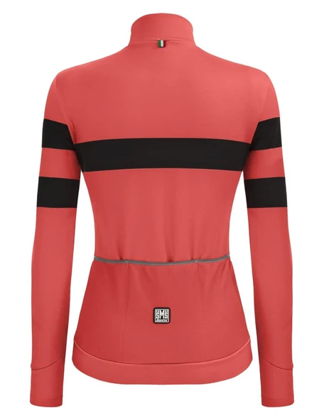 Santini Coral Bengal Kadın Termal Kışlık Bisiklet Forması 2W216175CORALBENG - Resim 6