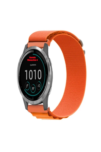 KRETON KRETON Garmin Vivoactive 4 Uyumlu Kordon Alpine Loop Döngü Spor Kayış - Resim 4