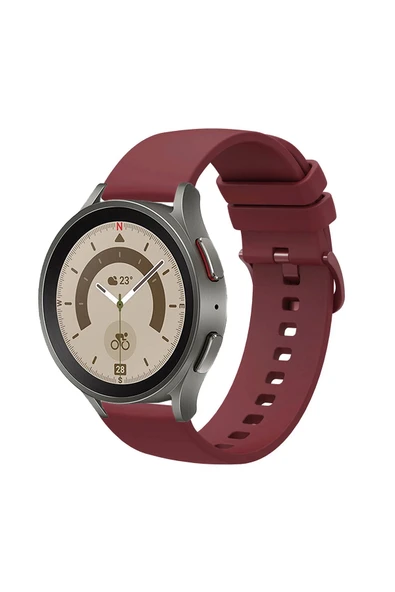 KRETON KRETON Samsung Galaxy Watch 5 Pro ile  Uyumlu Kordon Yumuşak Dokulu Soft Renk Tokalı Silikon Kayış - Resim 10