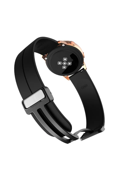 KRETON KRETON Lenovo Smart Watch S2 Uyumlu Kordon Magnetic Klipsli Premium Kayış - Resim 6