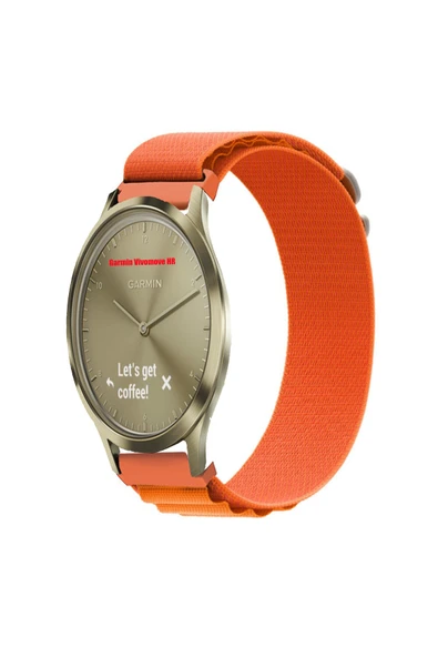 KRETON KRETON Garmin VivoMove Luxe , Style , HR Uyumlu Kordon Alpine Loop Döngü Spor Kayış ürün görseli