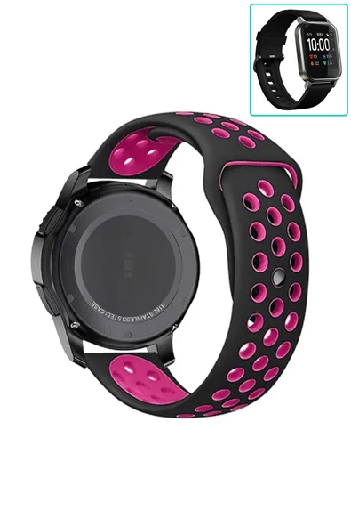 KRETON KRETON Haylou LS02 Uyumlu Kordon Yumuşak Dokulu Delikli Silikon Kayış ürün görseli