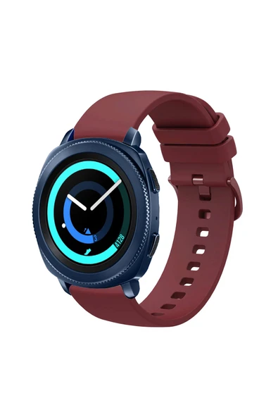 KRETON KRETON Samsung Gear Sport Uyumlu Kordon Yumuşak Dokulu Soft Renk Tokalı Silikon Kayış - Resim 6