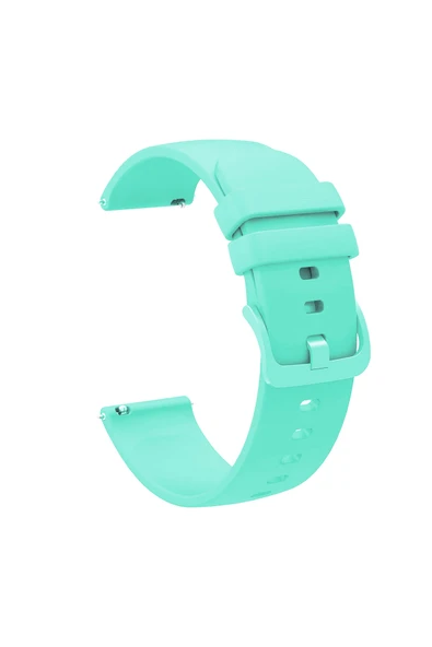 KRETON KRETON Samsung Galaxy Watch 6 Classic 43mm / 47mm ile Uyumlu Kordon Yumuşak Dokulu Tokalı Silikon Kayış - Resim 11