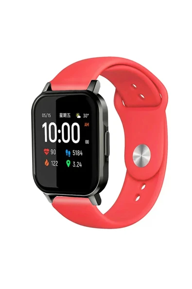 KRETON KRETON Haylou LS02 Uyumlu MAVİ Kordon Yumuşak Dokulu Silikon Kayış - Resim 12