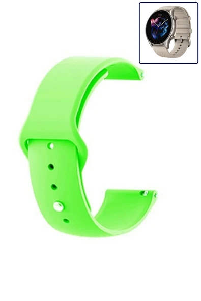 KRETON KRETON Amazfit GTR3-GTR3 PRO Uyumlu BORDO Kordon Yumuşak Dokulu Silikon Kayış - Resim 5