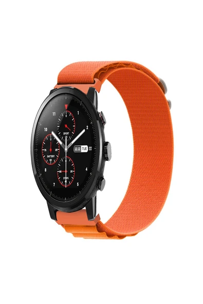 KRETON KRETON Amazfit Pace 2 Stratos Uyumlu Kordon Alpine Loop Döngü Spor Kayış - Resim 7