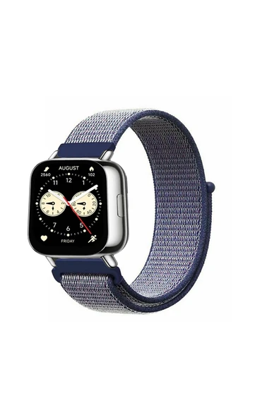 KRETON KRETON Xiaomi Redmi Watch 5 Lite / 5 Active Uyumlu Spor Kumaş Desenli Cırt Cırtlı Kordon Kayış - 3