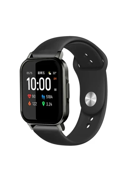 KRETON KRETON Haylou LS02 Uyumlu MAVİ Kordon Yumuşak Dokulu Silikon Kayış - Resim 9