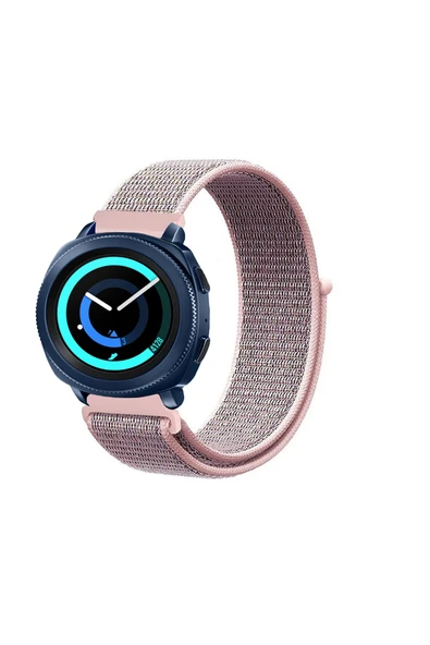 KRETON KRETON Samsung Gear Sport Uyumlu Spor Kumaş Desenli Cırt Cırtlı Kordon Kayış - Resim 8