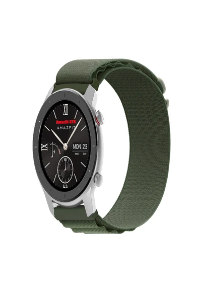 KRETON KRETON Amazfit GTR 42mm Uyumlu Kordon Alpine Loop Döngü Spor Kayış - Resim 5