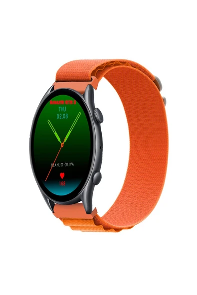 KRETON KRETON Amazfit GTR3-GTR3 PRO Uyumlu Kordon Alpine Loop Döngü Spor Kayış - Resim 2
