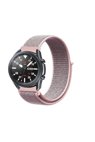 KRETON KRETON Samsung Galaxy Watch 3 45mm Uyumlu Spor Kumaş Desenli Cırt Cırtlı Kordon Kayış - Resim 2