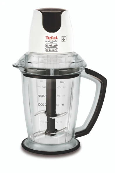 TEFAL MB470B MasterChop Powelix Maxi 4 Bıçaklı Rondo ve Doğrayıcı 500 W Beyaz - Resim 6