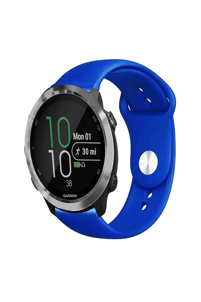 KRETON KRETON Garmin Forerunner 645 / 645 Music Ile Uyumlu Yumuşak Dokulu Silikon Kordon Kayış (20MM) - Resim 9