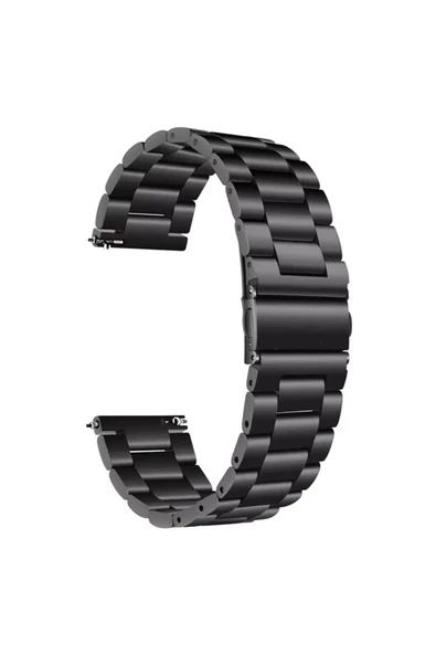 KRETON KRETON Samsung Galaxy Watch 4 Classic 42mm/46mm Uyumlu Kordon Baklava Model Paslanmaz Çelik Metal Kayış - Resim 2