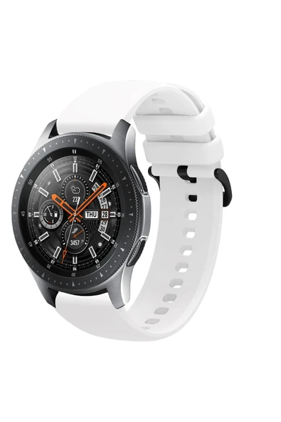KRETON KRETON Samsung Galaxy Watch 46mm Uyumlu Kordon Yumuşak Dokulu Soft Renk Tokalı Silikon Kayış ürün görseli