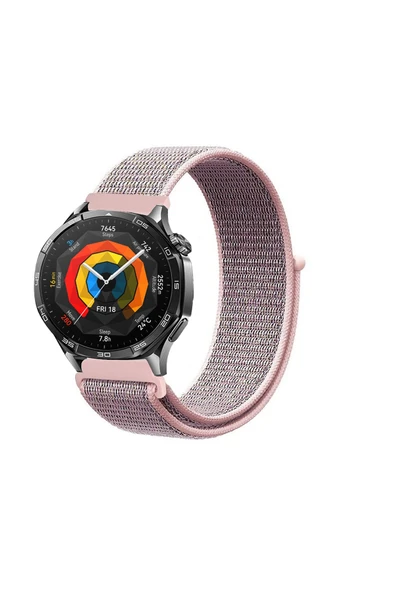 KRETON KRETON Huawei Watch GT5 46mm  Uyumlu Spor Kumaş Desenli Cırt Cırtlı Kordon Kayış ürün görseli