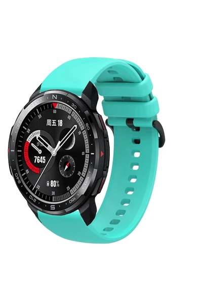 KRETON KRETON Honor Watch GS Pro Uyumlu Kordon Yumuşak Dokulu Soft Renk Tokalı Silikon Kayış ürün görseli