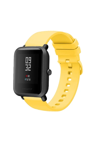 KRETON KRETON Amazfit BİP-BİPU-BİPS-BİP LİTE-BİP3-BİP3PRO İLE Uyumlu Kordon Yumuşak Dokulu Tokalı Silikon Kayış - Resim 11