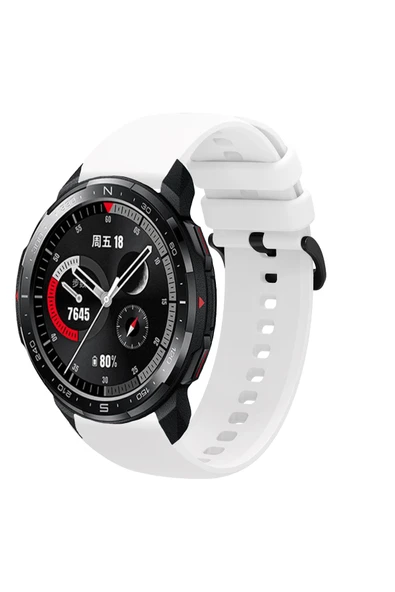 KRETON KRETON Honor Watch GS Pro Uyumlu Kordon Yumuşak Dokulu Soft Renk Tokalı Silikon Kayış - Resim 9