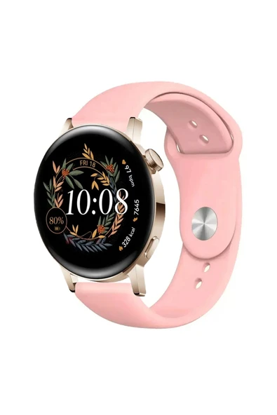 KRETON KRETON Huawei Watch Gt3 42mm Uyumlu Kordon Yumuşak Dokulu Silikon Kayış - Resim 12