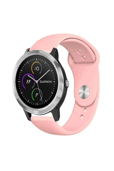 KRETON KRETON Garmin Vivo Active 3 Ile Uyumlu Yumuşak Dokulu Silikon Kordon Kayış (20MM) ürün görseli