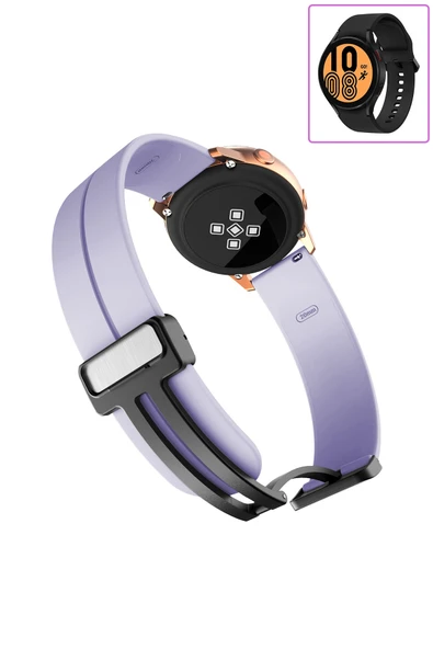 KRETON KRETON Samsung Galaxy Watch 4 40mm/44mm Uyumlu Kordon Magnetic Klipsli Premium Kayış - Resim 10