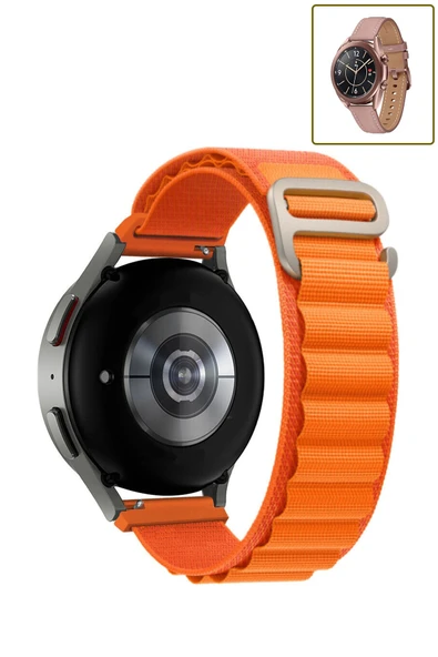 KRETON KRETON Samsung Galaxy Watch 3 41mm Uyumlu Kordon Alpine Loop Döngü Spor Kayış - Resim 2