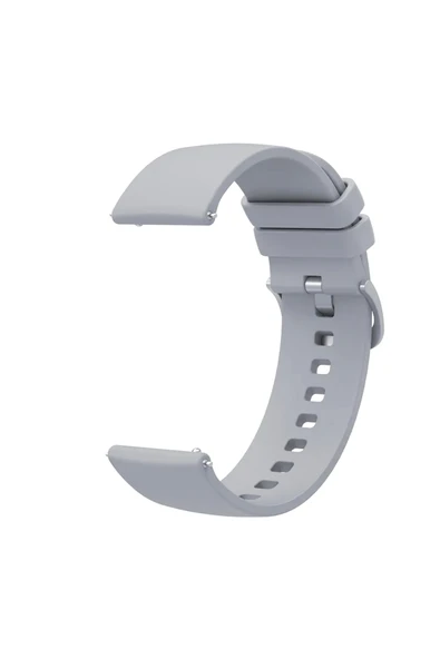 KRETON KRETON Amazfit Zeppe ile Uyumlu Kordon Yumuşak Dokulu Soft Renk Tokalı Silikon Kayış - Resim 7