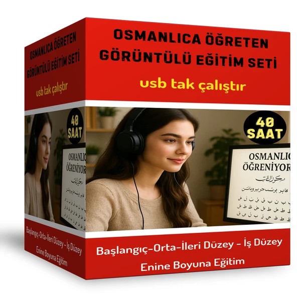 Osmanlıca Görüntülü Eğitim Seti (USB Gönderilmektedir) ürün görseli 1