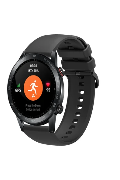 KRETON KRETON Honor Magic Watch 2 46mm Uyumlu Kordon Yumuşak Dokulu Soft Renk Tokalı Silikon Kayış - Resim 2