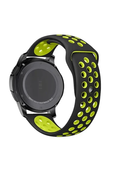 KRETON KRETON Lenovo Smart Watch S2 Uyumlu Kordon Yumuşak Dokulu Delikli Silikon Kayış ürün görseli