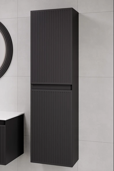 Denko Belgrad 40 cm (Antrasit) Banyo Çamaşır Boy Dolabı ürün görseli